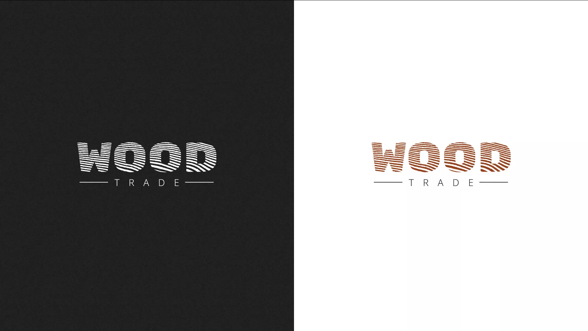 Разработка логотипа для компании «Wood Trade» в Пикалёво