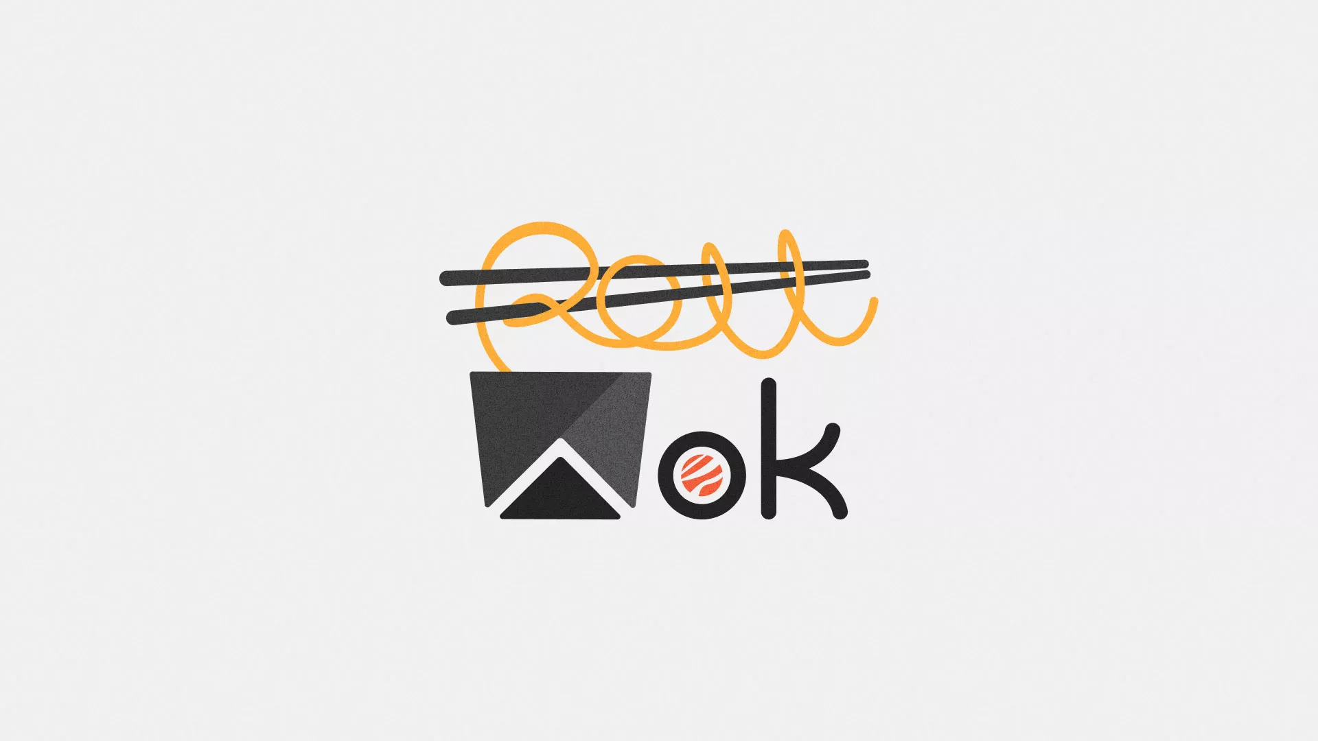 Разработка логотипа в Пикалёво для суши-бара «Roll Wok Club» Разработка логотипа в Пикалёво для суши-бара «Roll Wok Club»